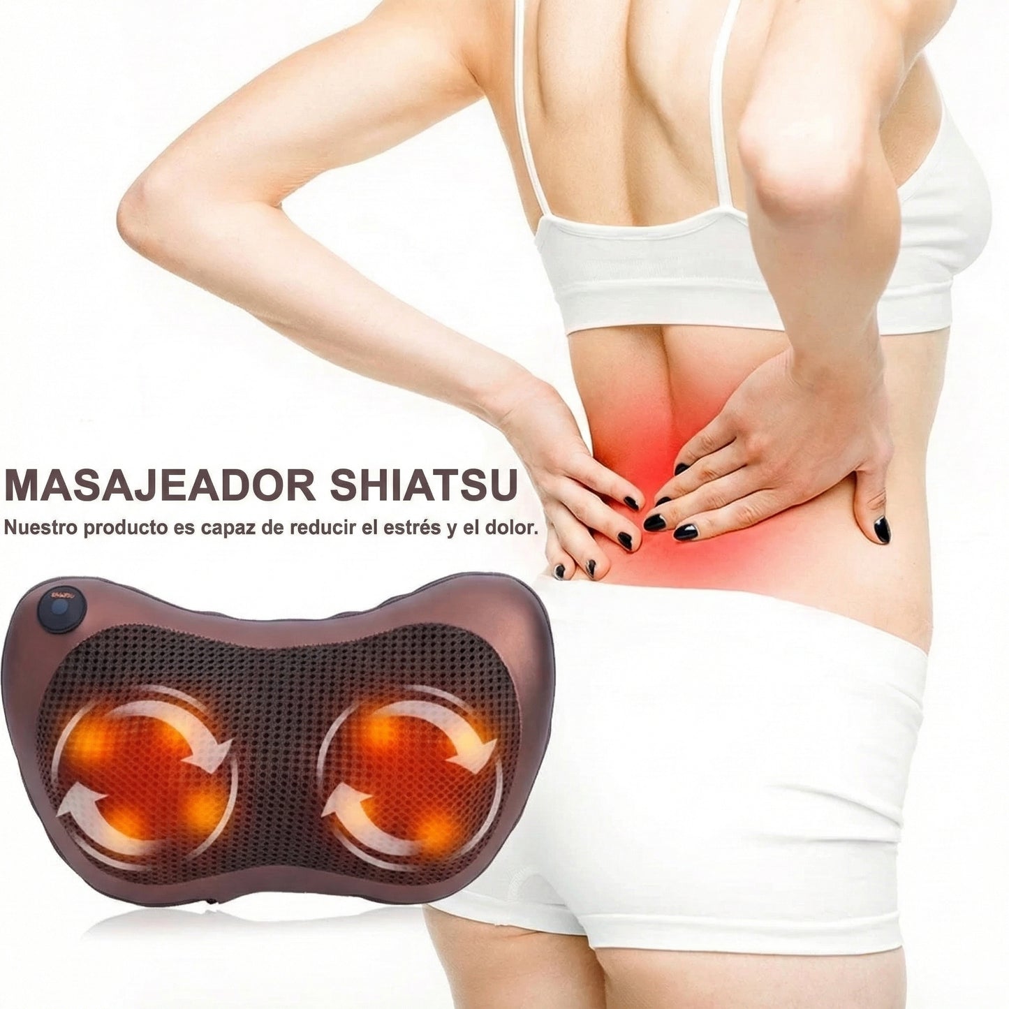 🎆 Oferta Especial de Año Nuevo – Almohada Masajeadora RelaxTotal™